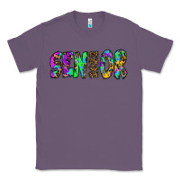Lavender senior 2022 tie die leopard Classic Tee - RanaPortraitStore