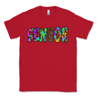 Red senior 2022 tie die leopard Classic Tee - RanaPortraitStore