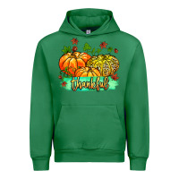 Emerald thankful pumpkins with glitter Urban Hoodie - MaliasSmallBusiness