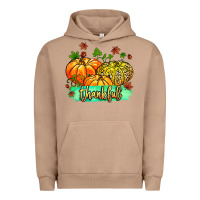 Pigment Burro thankful pumpkins with glitter Urban Hoodie - MaliasSmallBusiness