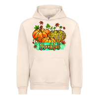 Sandshell thankful pumpkins with glitter Urban Hoodie - MaliasSmallBusiness