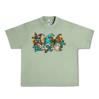 Oil Green western cross gnomes Urban Heavy Tee - Zillion Design Studio