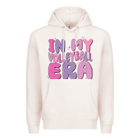 Pale Pink in my volleyball era Premium Hoodie - MaliasSmallBusiness