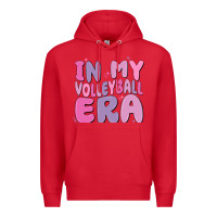 Red in my volleyball era Premium Hoodie - MaliasSmallBusiness