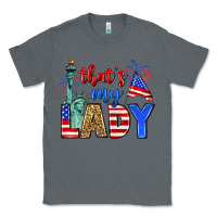 Charcoal Heather that's my lady 4th of july Classic Tee - Zillion Design Studio