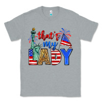 Heather Grey that's my lady 4th of july Classic Tee - Zillion Design Studio
