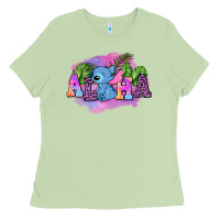 Matcha aloha stitch Ladies Tee - AdoDesignShop