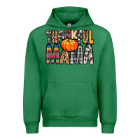 Emerald Thankful Mama Urban Hoodie - MaliasSmallBusiness