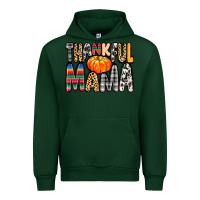 Forest Green Thankful Mama Urban Hoodie - MaliasSmallBusiness