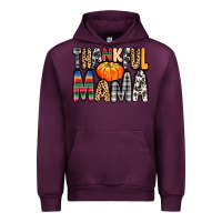 Mauve Wine Thankful Mama Urban Hoodie - MaliasSmallBusiness