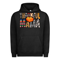 Pigment Black Thankful Mama Urban Hoodie - MaliasSmallBusiness