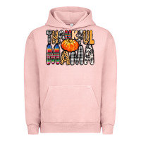 Pigment Salmon Thankful Mama Urban Hoodie - MaliasSmallBusiness