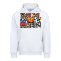 White Thankful Mama Urban Hoodie - MaliasSmallBusiness