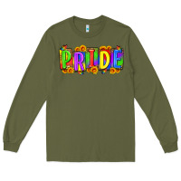 Army Green pride Long Sleeve Tee - Zillion Design Studio