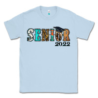 Dusty Blue western senior 2022 Classic Tee - RanaPortraitStore