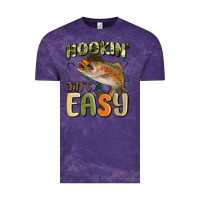 Cloud Purple hookin' ain't easy Vintage Tee - MaliasSmallBusiness