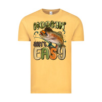 Vintage Mustard hookin' ain't easy Vintage Tee - MaliasSmallBusiness