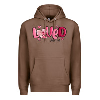 Chestnut valentine's day loved john 3 16 Premium Hoodie - MaliasSmallBusiness