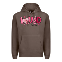 Coffee valentine's day loved john 3 16 Premium Hoodie - MaliasSmallBusiness
