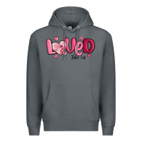 Rock valentine's day loved john 3 16 Premium Hoodie - MaliasSmallBusiness