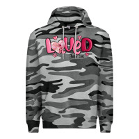 Slate Camo valentine's day loved john 3 16 Premium Hoodie - MaliasSmallBusiness