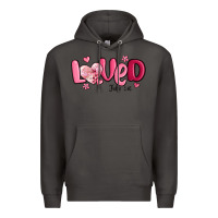 Smoke valentine's day loved john 3 16 Premium Hoodie - MaliasSmallBusiness