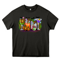 Asphalt halloween Heavy Core Tee - CowhideDigitalArt