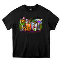 Black halloween Heavy Core Tee - CowhideDigitalArt