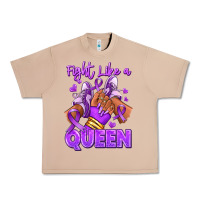 Burro fight like a queen lupus awareness afro girl sneak Urban Heavy Tee - RanaPortraitStore