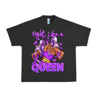 Pigment Black fight like a queen lupus awareness afro girl sneak Urban Heavy Tee - RanaPortraitStore