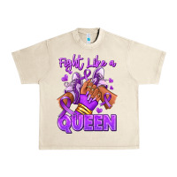 Sandshell fight like a queen lupus awareness afro girl sneak Urban Heavy Tee - RanaPortraitStore