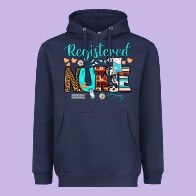 Registered Nurse Heavyweight Hoodie Designed By Bundleandbundleshop