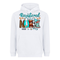 White registered nurse Heavyweight Hoodie - BundleAndBundleShop