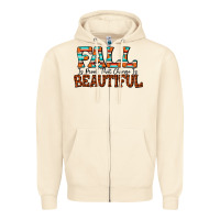 Sandshell fall is proof that change is beautiful Zipper Hoodie - CowhideDigitalArt