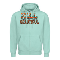 Seafoam fall is proof that change is beautiful Zipper Hoodie - CowhideDigitalArt