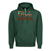 Sports Green fall is proof that change is beautiful Zipper Hoodie - CowhideDigitalArt