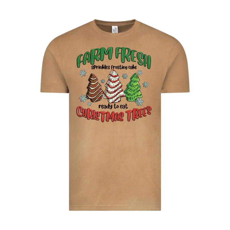 Farm Fresh Christmas Trees Vintage Tee by MaliasSmallBusiness | Teevron