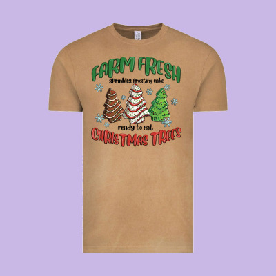 Vintage Tee farm fresh christmas trees