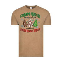 Vintage Coffee farm fresh christmas trees Vintage Tee - MaliasSmallBusiness