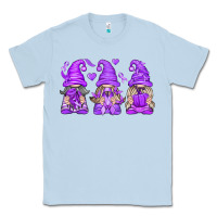 Dusty Blue Domestic Violence Warrior Gnomes Classic Tee - texasbilliewilder
