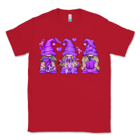 Red Domestic Violence Warrior Gnomes Classic Tee - texasbilliewilder