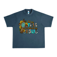 Midnight Navy let me tell you about my jesus western Urban Heavy Tee - texasbilliewilder