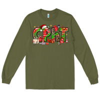 Army Green christmas cpht pharmacy technician Long Sleeve Tee - texasbilliewilder