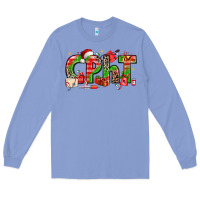 Colony Blue christmas cpht pharmacy technician Long Sleeve Tee - texasbilliewilder