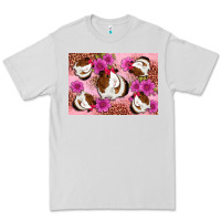 Dove Grey Guinea pig flowers Premium Tee - Artiststas