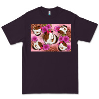 Plum Guinea pig flowers Premium Tee - Artiststas