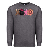 Charcoal Heather xoxo belted galloway Premium Sweatshirt - AdoDesignShop