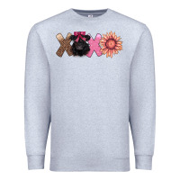 Heather Grey xoxo belted galloway Premium Sweatshirt - AdoDesignShop