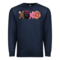 Navy xoxo belted galloway Premium Sweatshirt - AdoDesignShop
