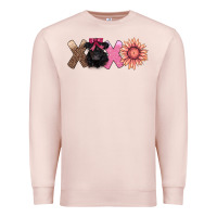 Pale Pink xoxo belted galloway Premium Sweatshirt - AdoDesignShop
